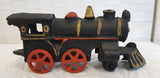 Vintage Cast Iron Train Engine with Coal Tender