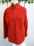 La Gender Orange Wool Jacket. Size S