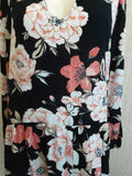Roxy Floral long sleeve dress. Size M/10