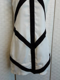 Mossman Black and White Dress. Size 8