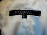 Mossman Black and White Dress. Size 8