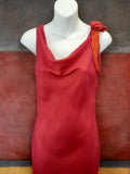 Garfunkle pink and orange lined slip dress