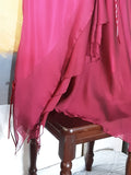 Garfunkle backless full length pink dress