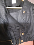 SASS & BIDE Future Grand black denim cropped jacket