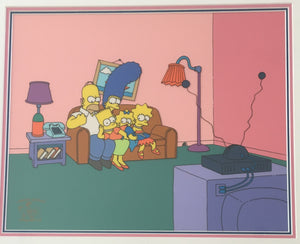 "Bart-O-Lounger"  The Simpsons Limited Edition Animation Serigraph Cel 1994