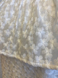Stella Embroided White Dress. New. Size 10